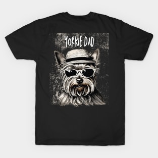 Cool Yorkie Dad T-Shirt